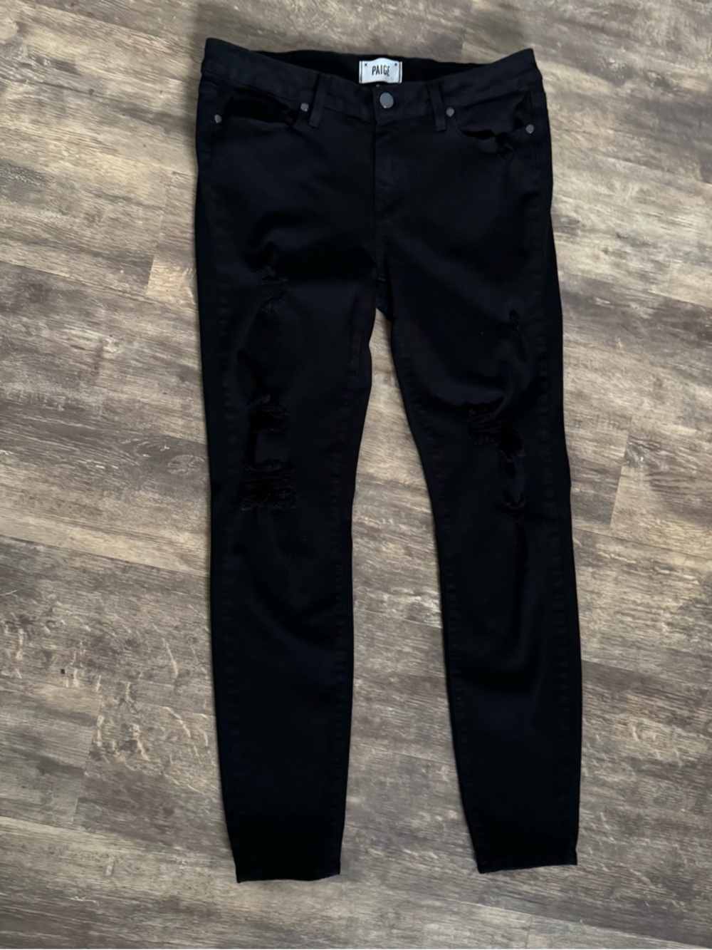 PAIGE Black Verdugo Ultra Skinny Jeans